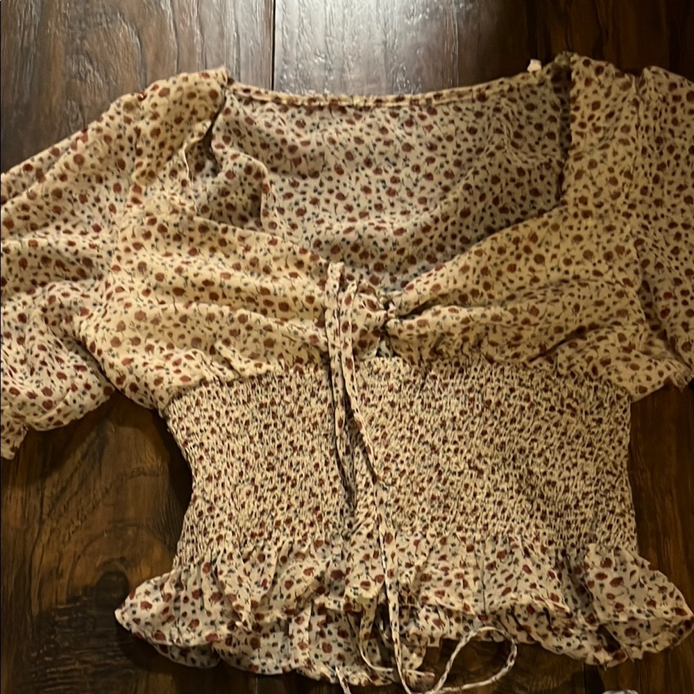 Floral Print Women's Top